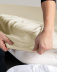 Lenzuolo Beige ambra - 180-200x200+30 cm