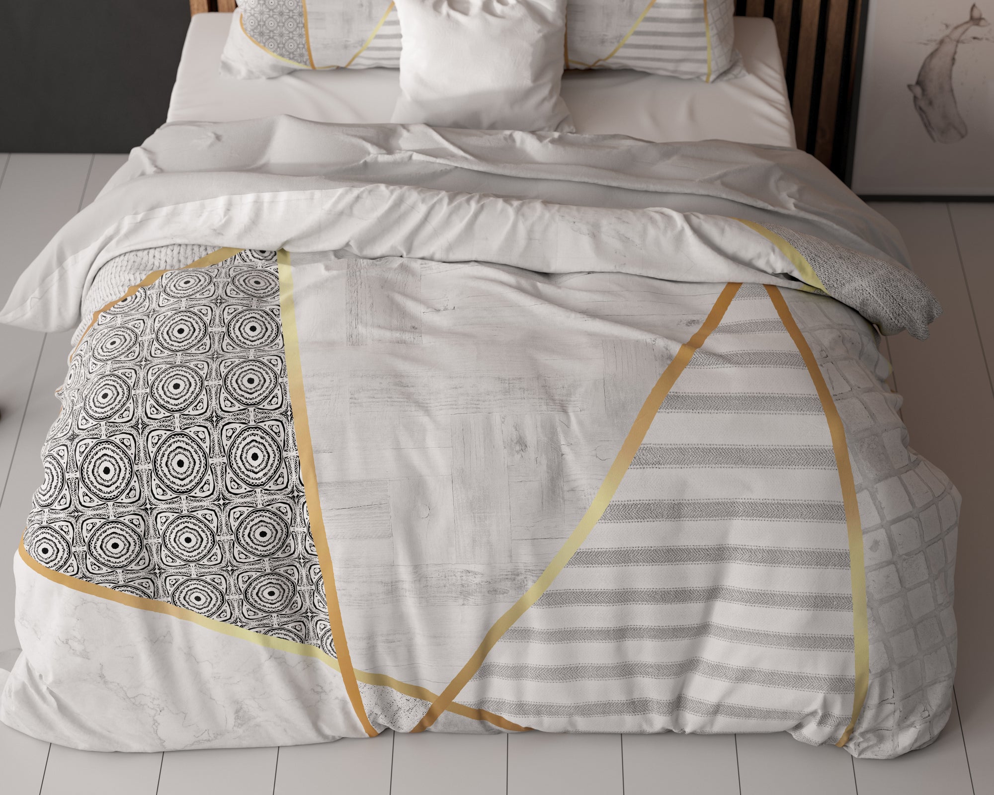 Biancheria da letto in cotone Graphic