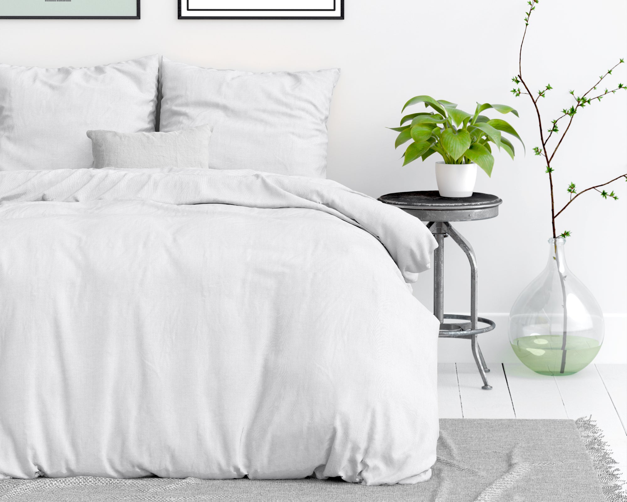 Biancheria da letto in cotone Stone washed
