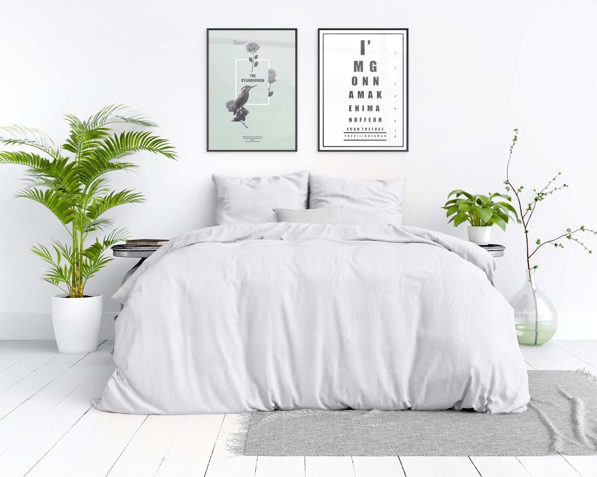 Biancheria da letto in cotone Stone washed