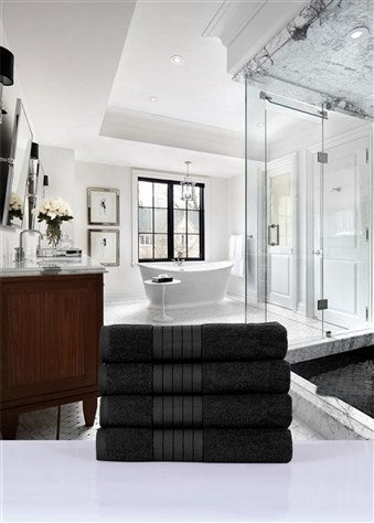 Set di quattro asciugamani da bagno