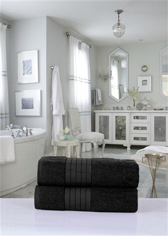 Set di due asciugamani da bagno