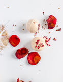 Bath bomb Dreamwithus con rose e argilla francese - Confezione regalo