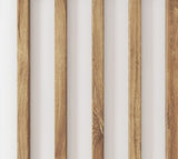 Boiserie legno WoodHarmony ® di rovere affumicato su sfondo bianco