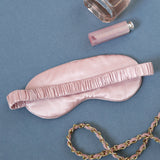 Mascherina da notte in seta Dreamwithus premium 22 mm - Rosa
