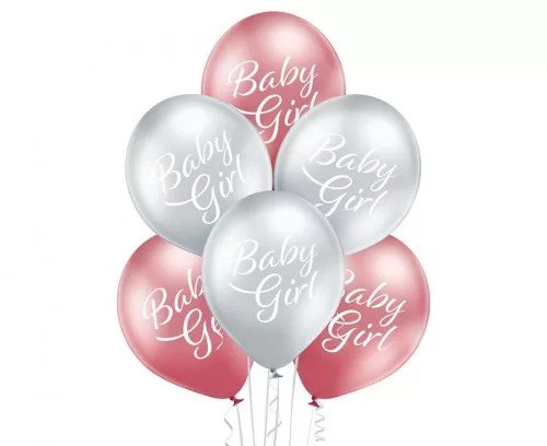 Set palloncini  Baby Girl Glossy