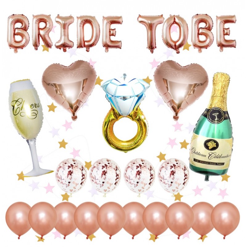 Set palloncini Bride to Be